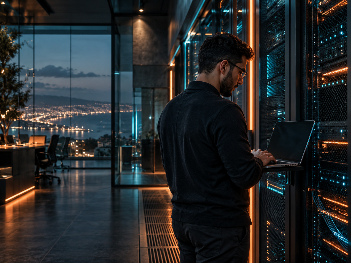 Expert informatique dans une infrastructure technologique moderne